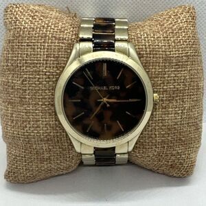 Michael Kors Slim Runway MK4284 Women's Two Tone Analog Dial Quartz Watch JNA246